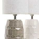 Lmpara de Mesa de Cermica 221T Gris Pardo