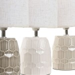 Lmpara de Mesa de Cermica 221B Blanco