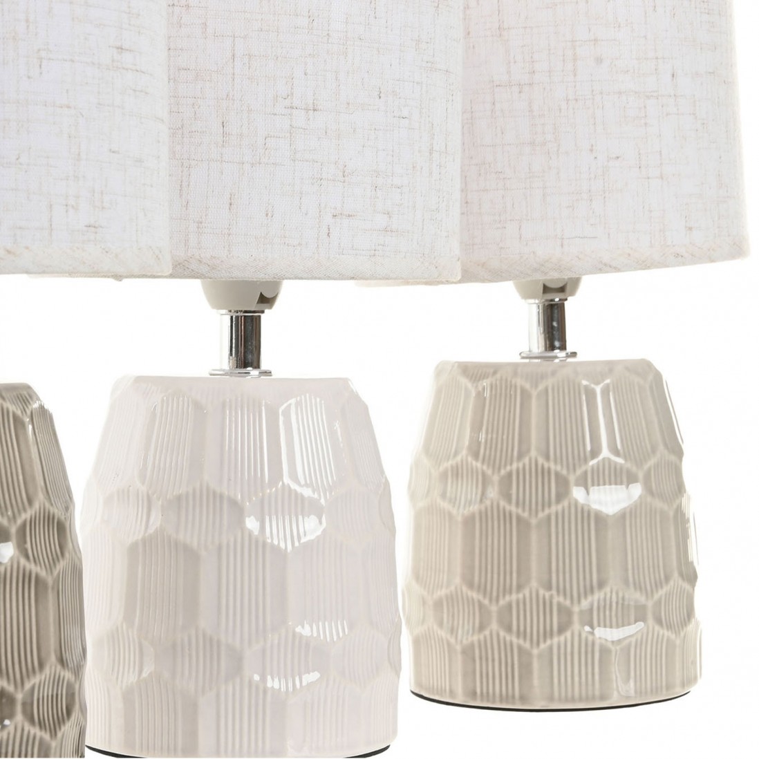 Lmpara de Mesa de Cermica 221C Crema
