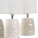 Lmpara de Mesa de Cermica 221C Crema
