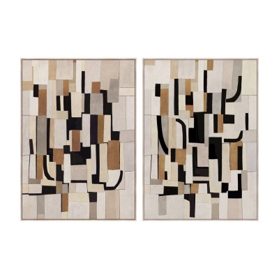 Quadro Decorativo Abstrato 832A Multicolor