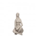 Decorative Ceramic Figure 900 Beige