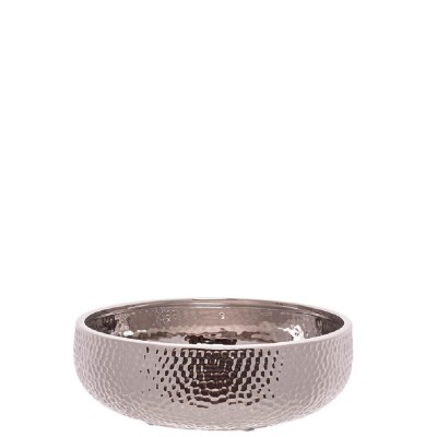 Decorative Ceramic Bowl 967 Silver