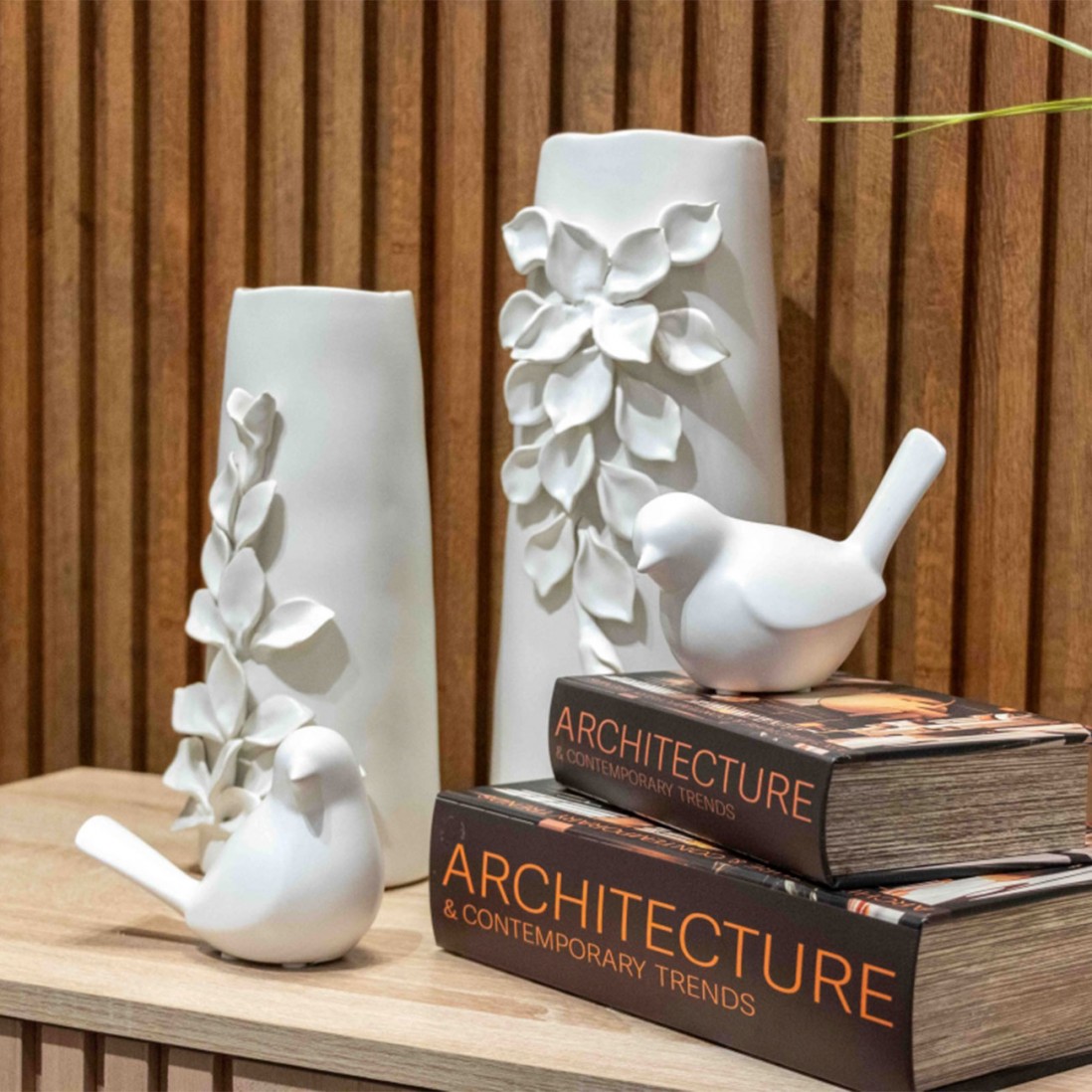 Ceramic Decorative Jar 279 White