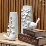 Ceramic Decorative Jar 278 White