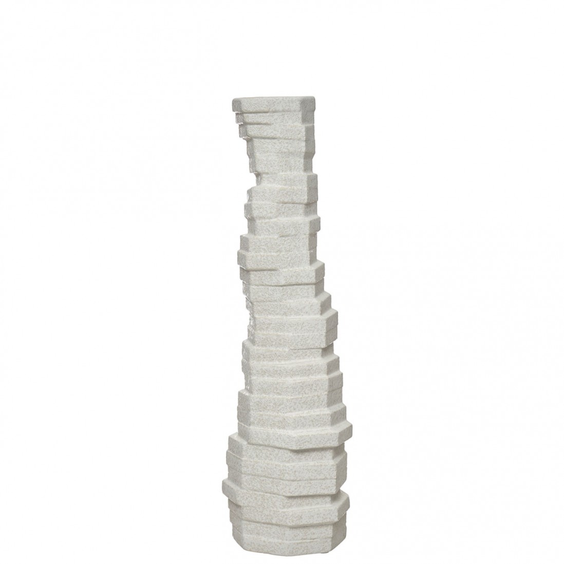 Ceramic Decorative Jar 304 White