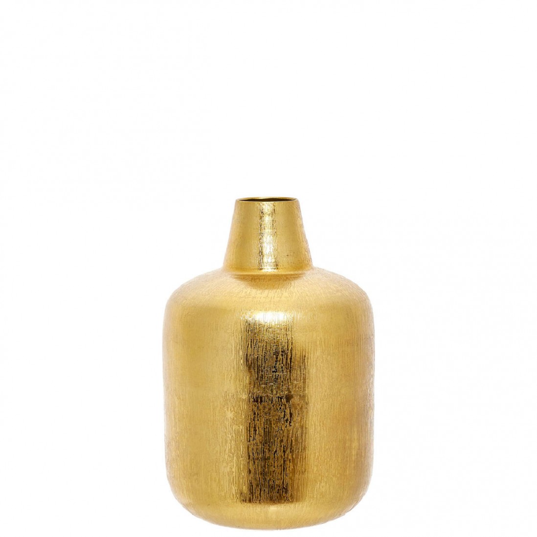 Aluminum Decorative Jar 742 Golden