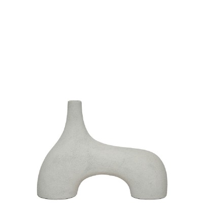 Aluminum Decorative Jar 857 White