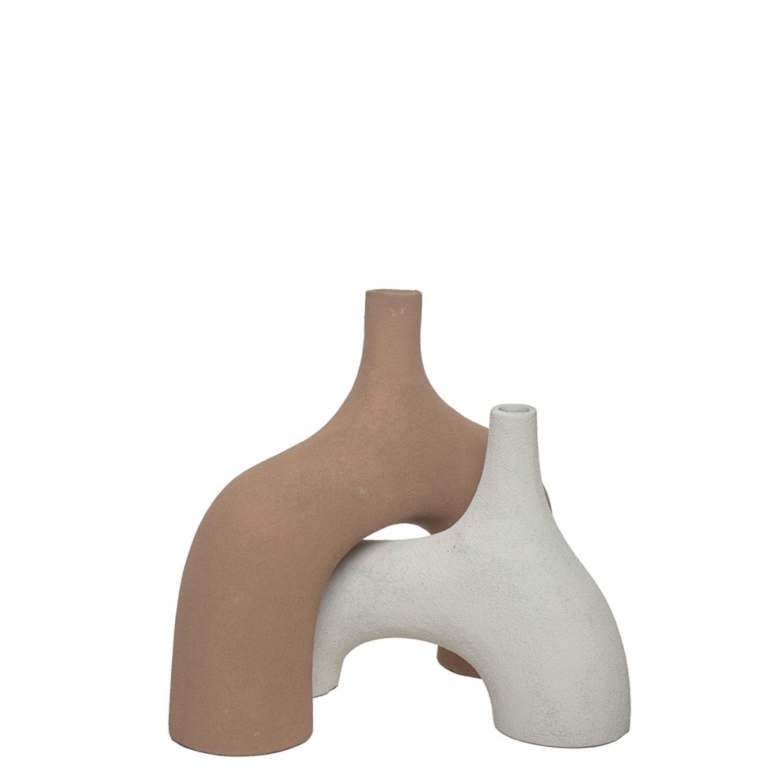 Aluminum Decorative Jar 857 White