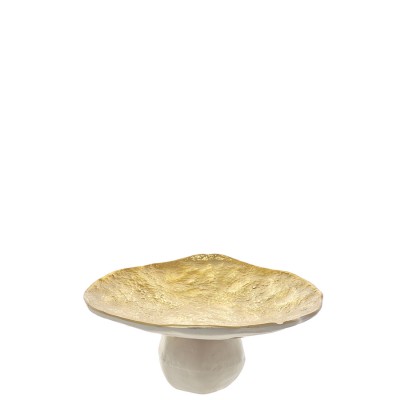 Aluminum Decorative Fruit Bowl 904 Golden