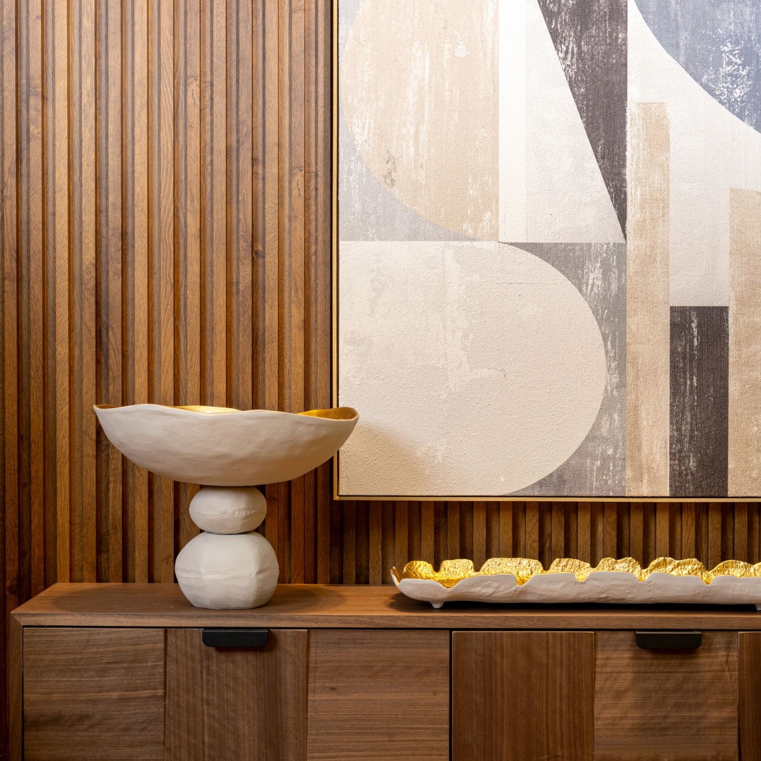 Aluminum Centerpiece 908 Golden