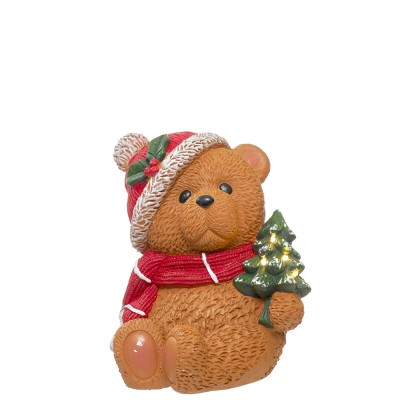 Urso de Natal Decorativo 243 Multicolor Urso de Natal Decorativo 243 Multicolor