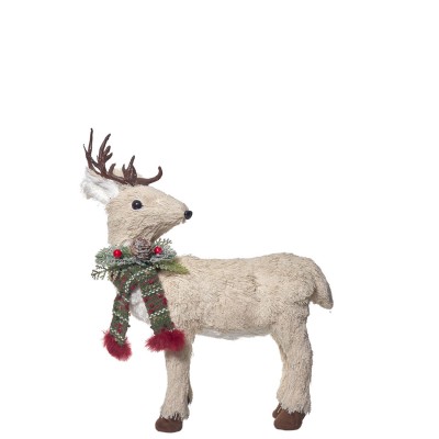 Rena de Natal Decorativa 318 Bege Rena de Natal Decorativa 318 Bege