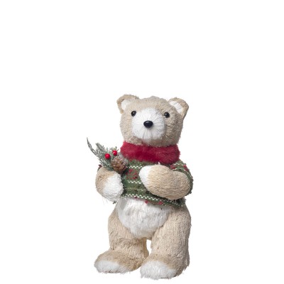 Decorative Christmas Bear 323 Beige Decorative Christmas Bear 323 Beige