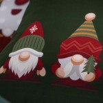 Almofada Decorativa de Natal Jingle Quadrada Verde