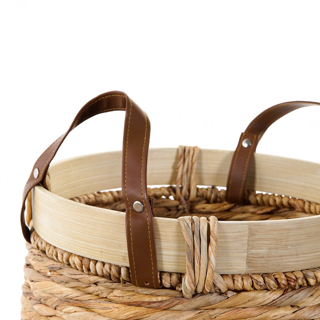 Cesta Decorativa de Bambú 792 Marrón Cesta Decorativa de Bambú 792 Marrón