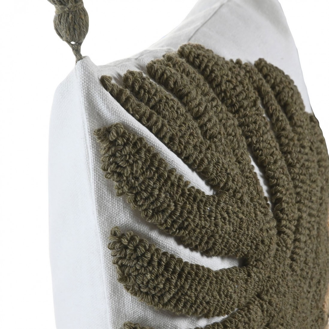 Almofada Decorativa Folhas 809 Quadrada Multicolor