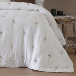 Nadine Floral Double Bed Bedspread Beige Nadine Floral Double Bed Bedspread Beige
