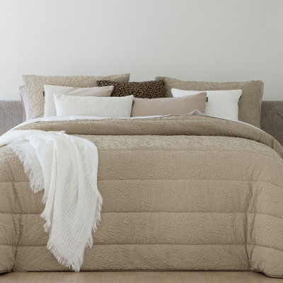 Edredn Cama Doble Adara Beige