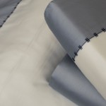 Juego de Sbanas Cama Doble Amity 100% Algodn 4 Piezas Gris/Beige