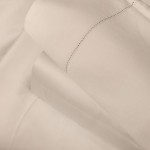 Juego de Sbanas Cama Doble Royal Saten 100% Algodn 4 Piezas Beige