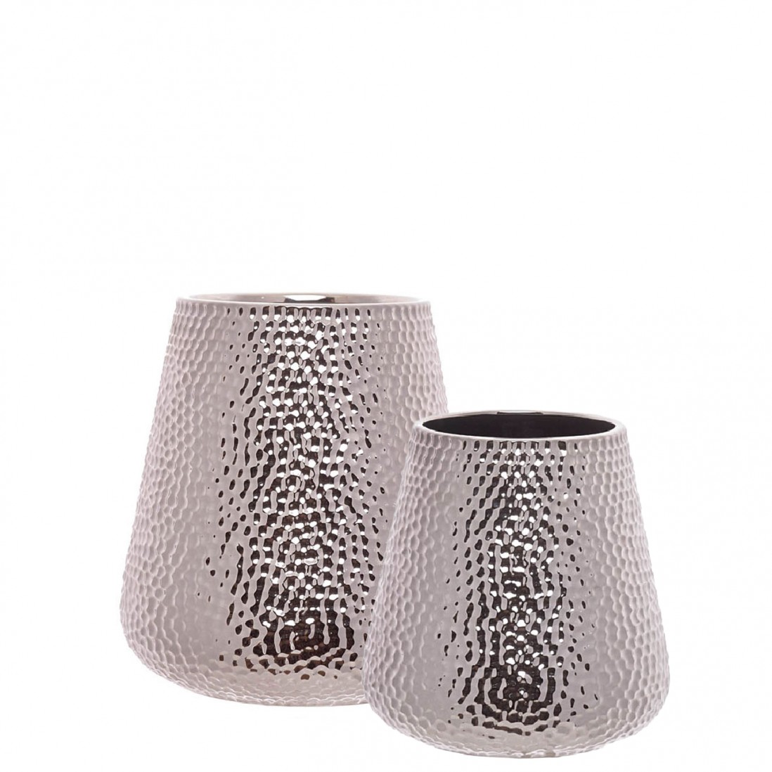 Ceramic Decorative Jar 965 Silver