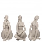 Decorative Ceramic Figure 900 Beige