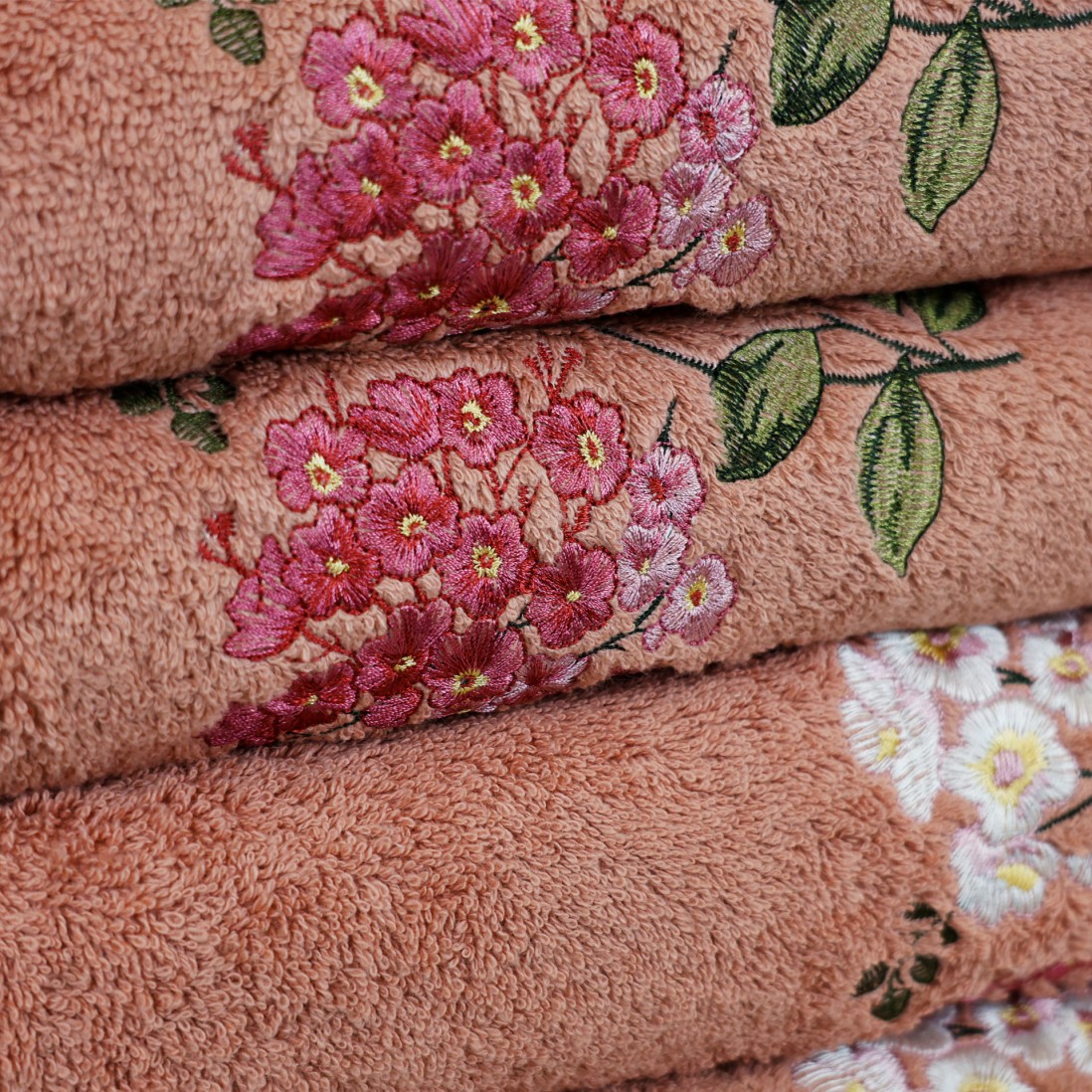 Belavista 100% Cotton 6 Towels Bath Set Blush Pink