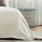 Edredn de Cama Doble Donahue Liso Beige