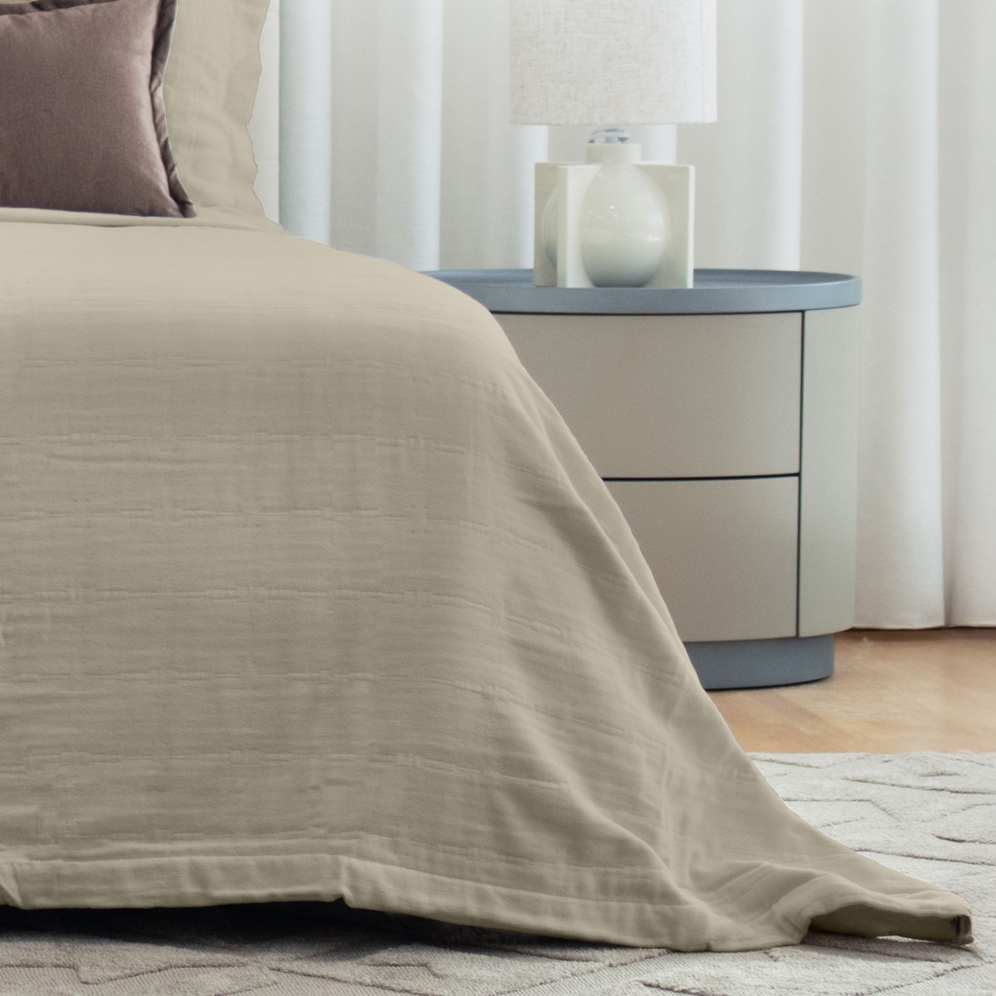 Colcha Cama de Casal Donahue Lisa Verde