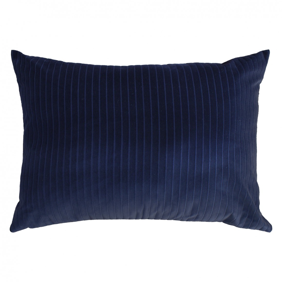 Jacob False Plain Decorative Cushion Rectangular Navy Blue