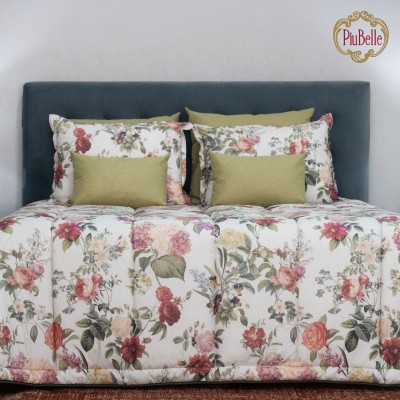 Belavista Floral Double Bed Bedspread Multicolor