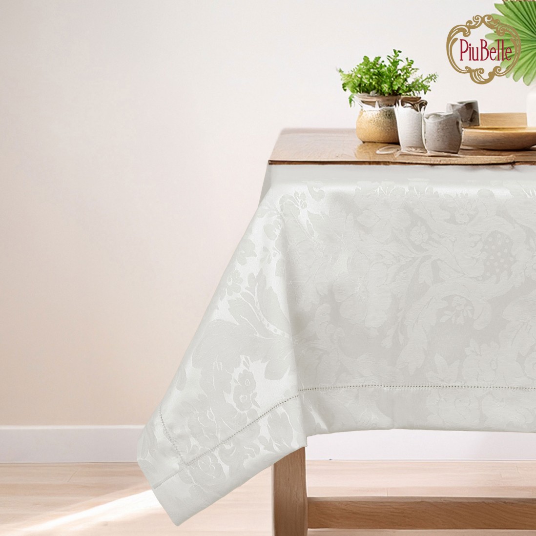 Florecence Tablecloth White