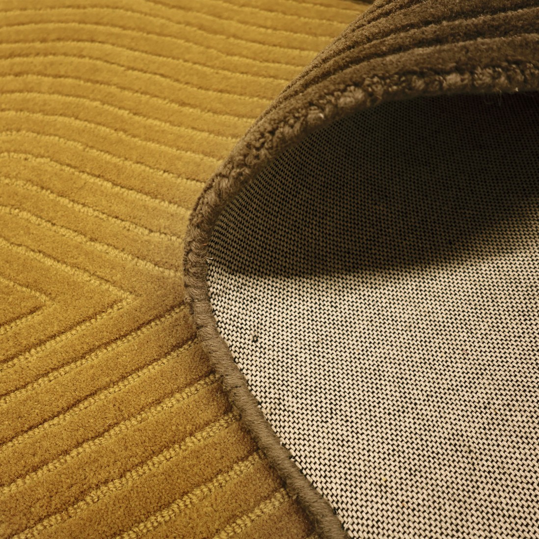 Irregular Wool Area Rug Pebble 002 Multicolor