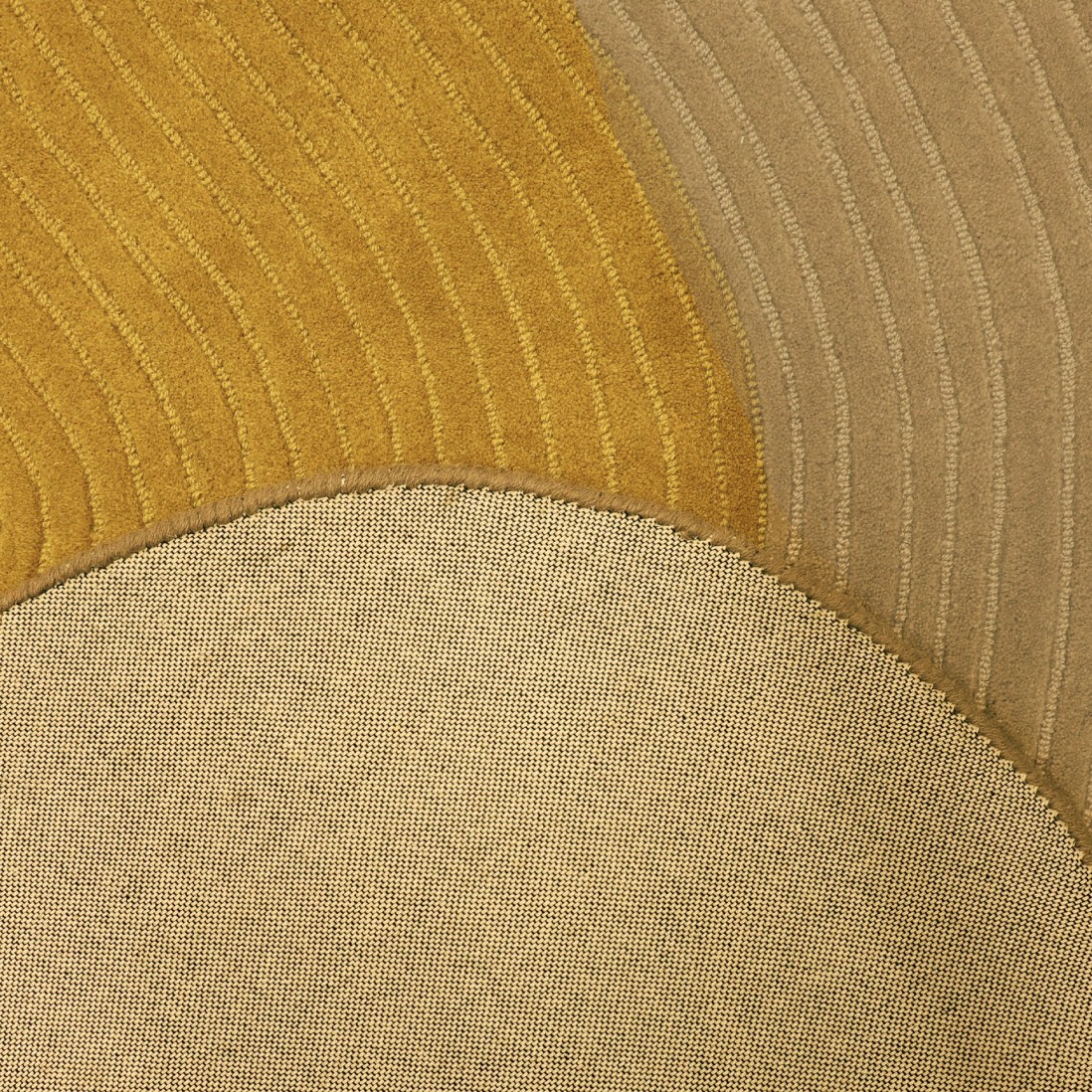 Irregular Wool Area Rug Pebble 002 Multicolor