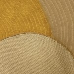 Irregular Wool Area Rug Pebble 002 Multicolor