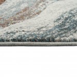 Tapete Oval Abstrato Kira 63436/6250 Multicolor