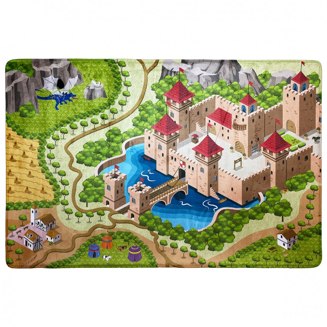 Alfombra Infantil Soft Baby 1918/1918 Multicolor