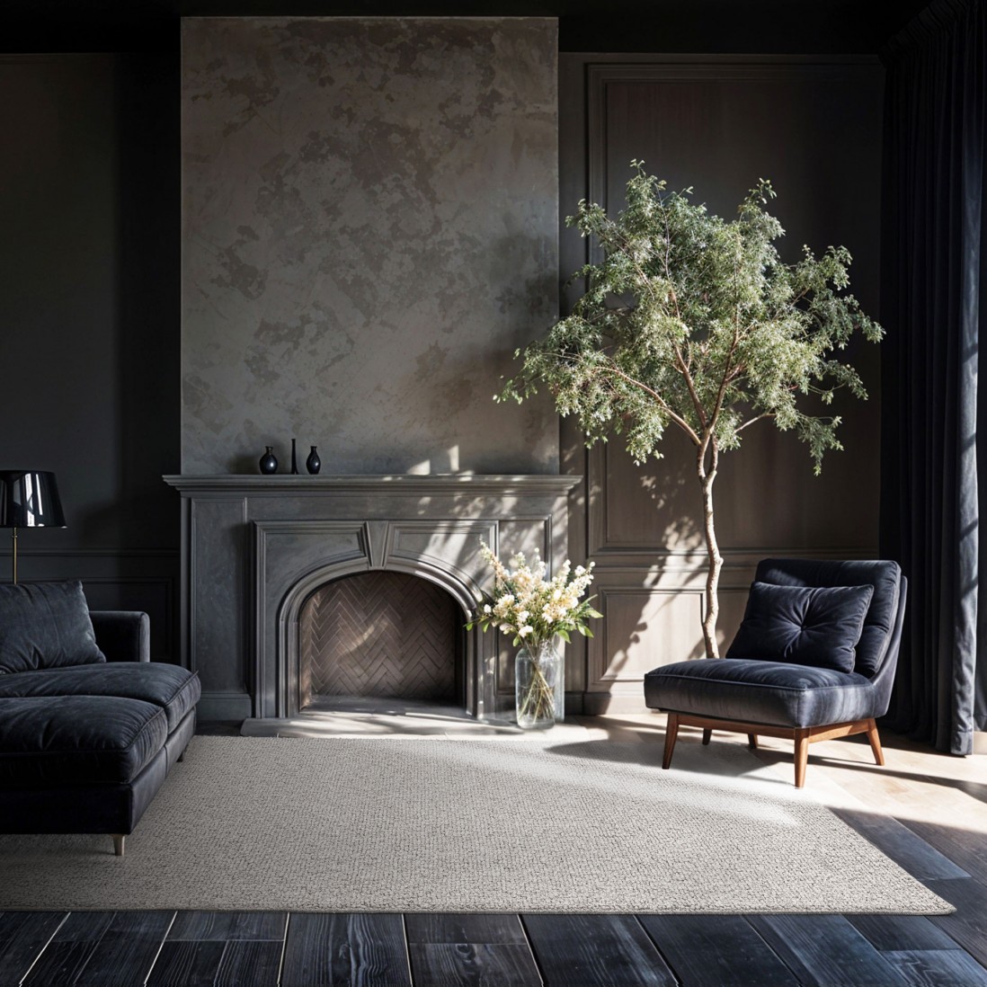 Alfombra Lavable Bhutan 71591/060 Gris