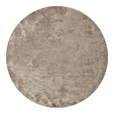 Plain Round Rug Glam Velvet 71431/851 Beige Plain Round Rug Glam Velvet 71431/851 Beige