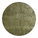 Alfombra Redonda Lisa Glam Velvet 2025/005 Verde