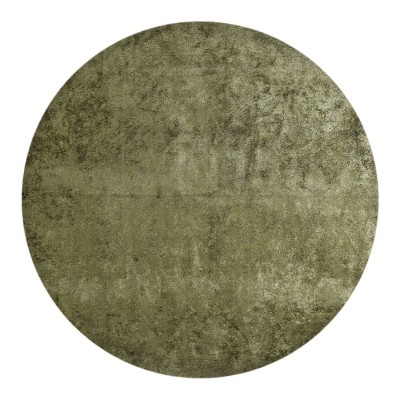 Alfombra Redonda Lisa Glam Velvet 2025/005 Verde