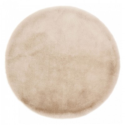 Washable Round Rug San Diego 054 Light Brown Washable Round Rug San Diego 054 Light Brown