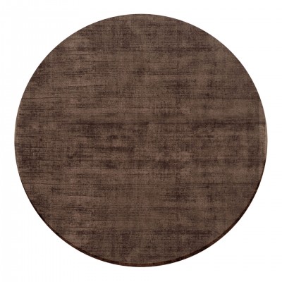 Alfombra Redonda Lisa Jambi 910 Marr�n