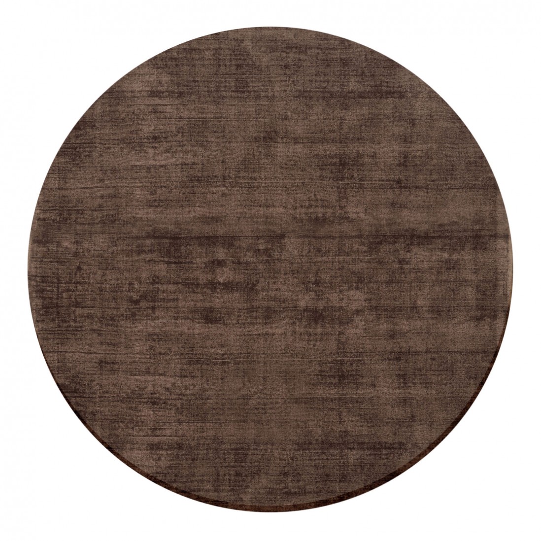 Alfombra Redonda Lisa Jambi 910 Marr�n