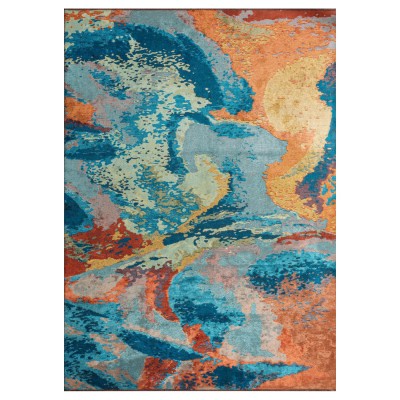 Vintage Area Rug Glam Velvet 6080/004 Multicolor