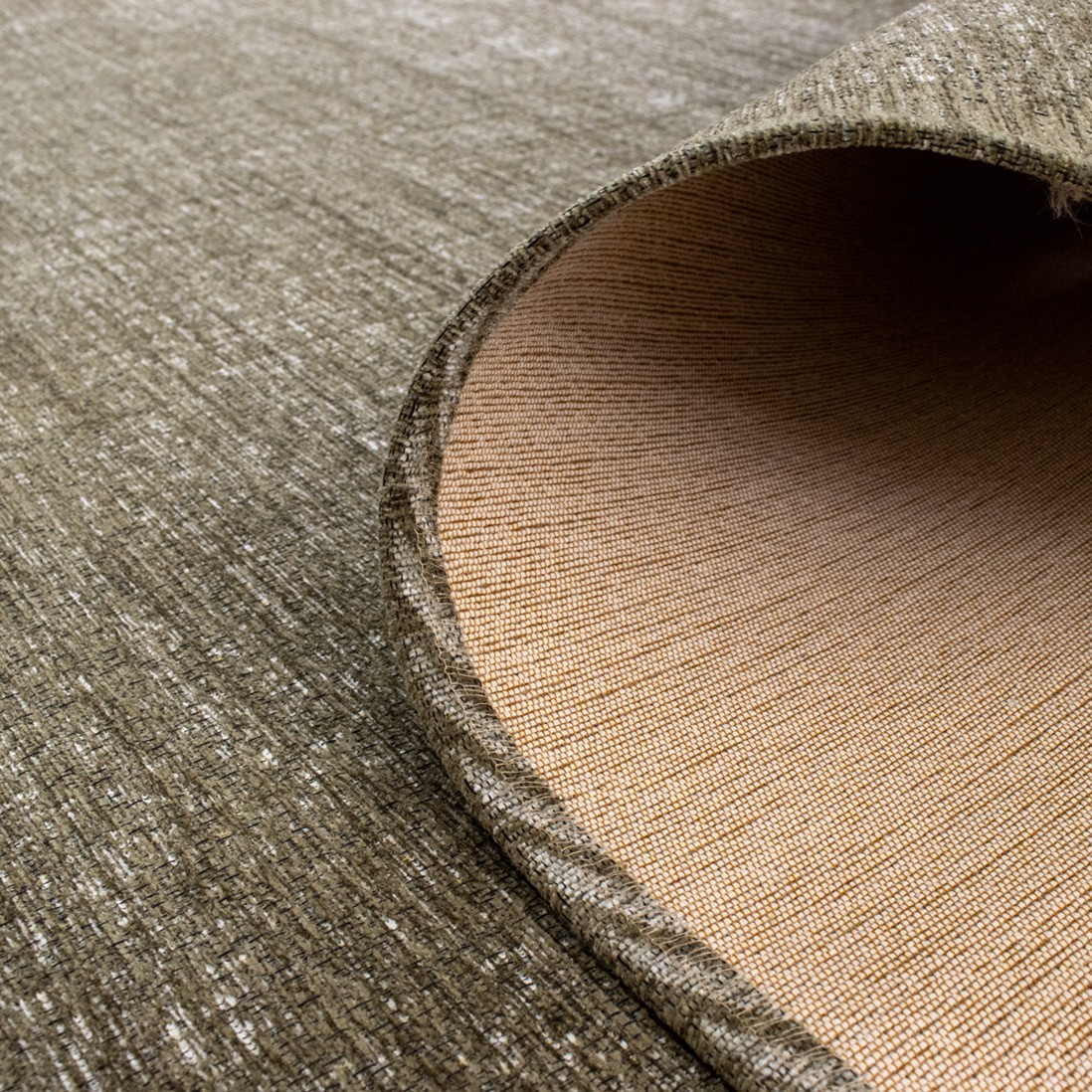 Vintage Area Rug Burma 018 Dry Green