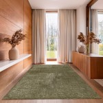 Vintage Area Rug Burma 018 Dry Green