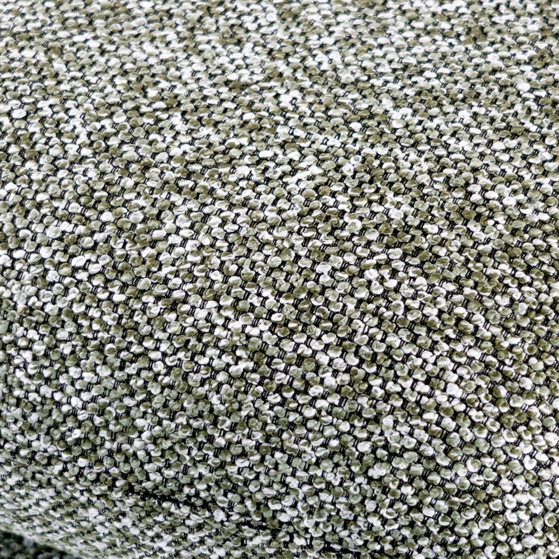 Tibre Swivel pouf green chenille