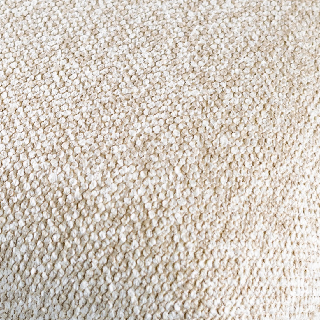 Tibre Swivel pouf beige chenille